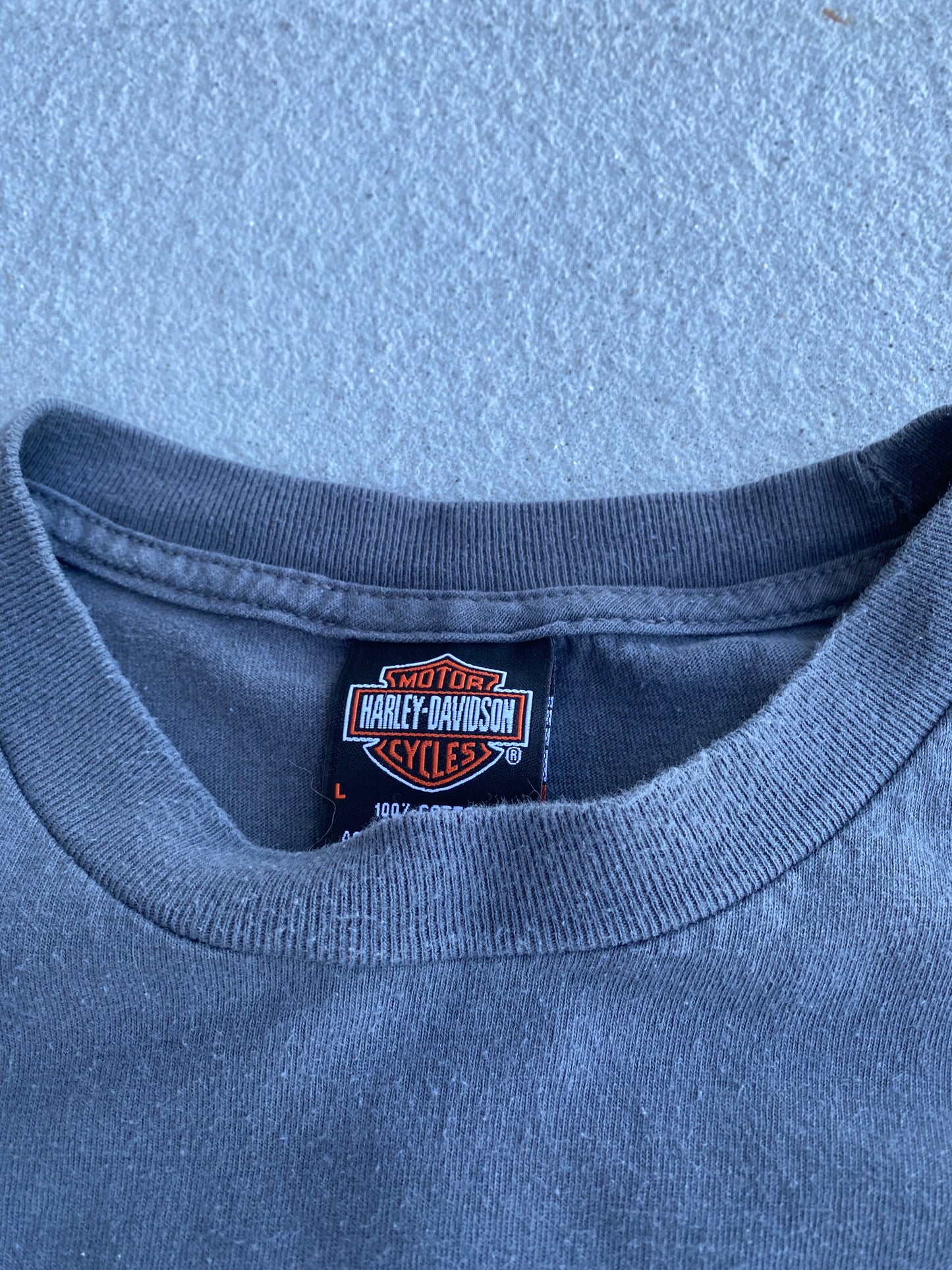 Harley Davidson Chrome Flame long sleeve size large