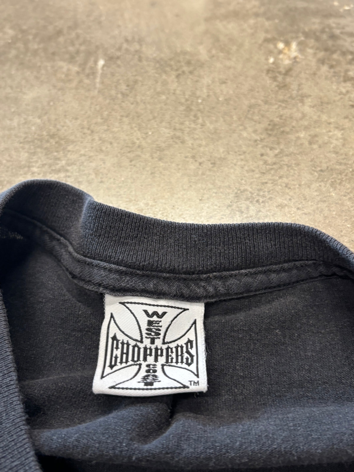 Vintage WCC choppers 4 life long sleeve size xl