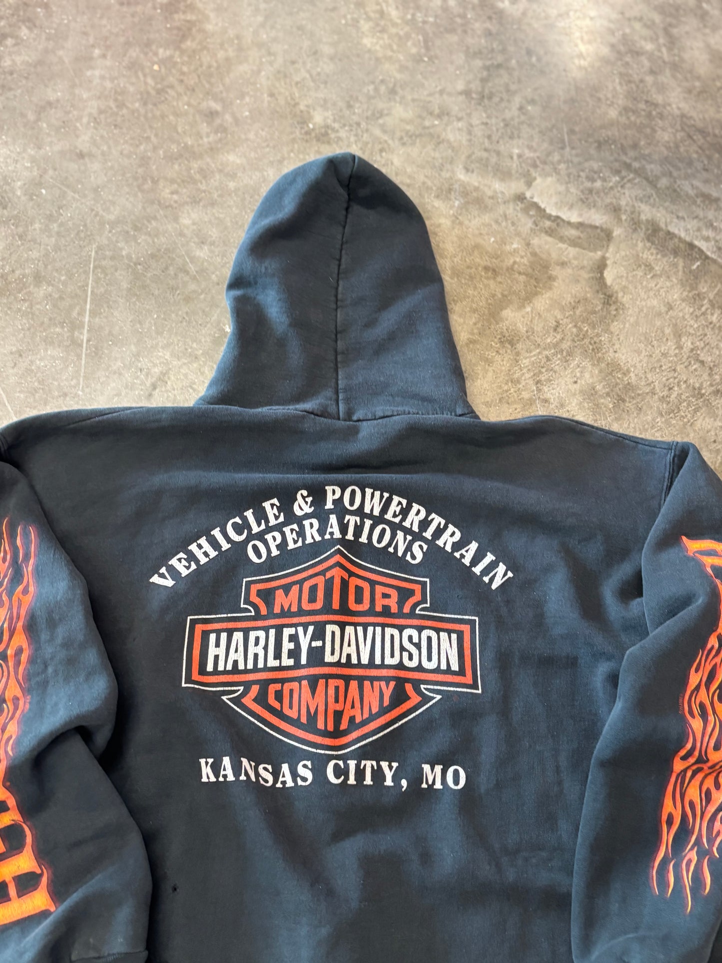 Vintage Harley Davidson 100 years zip up size large