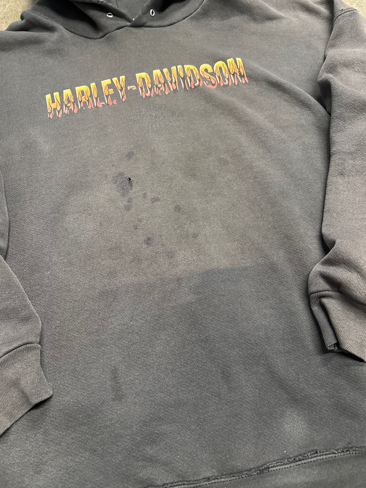 Vintage Harley Davidson smoked and thrashed hoodie size xxxl