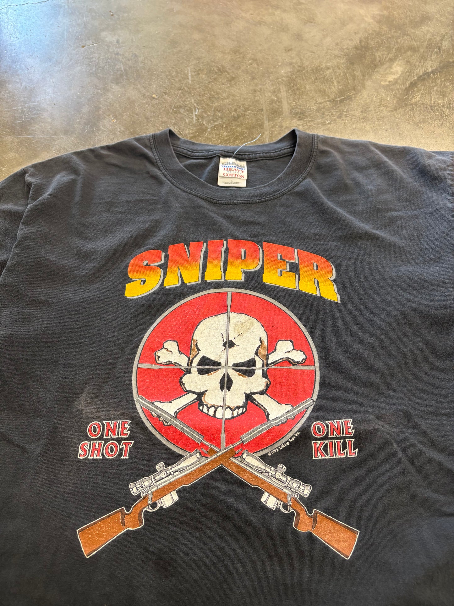 Vintage sniper shirt size large