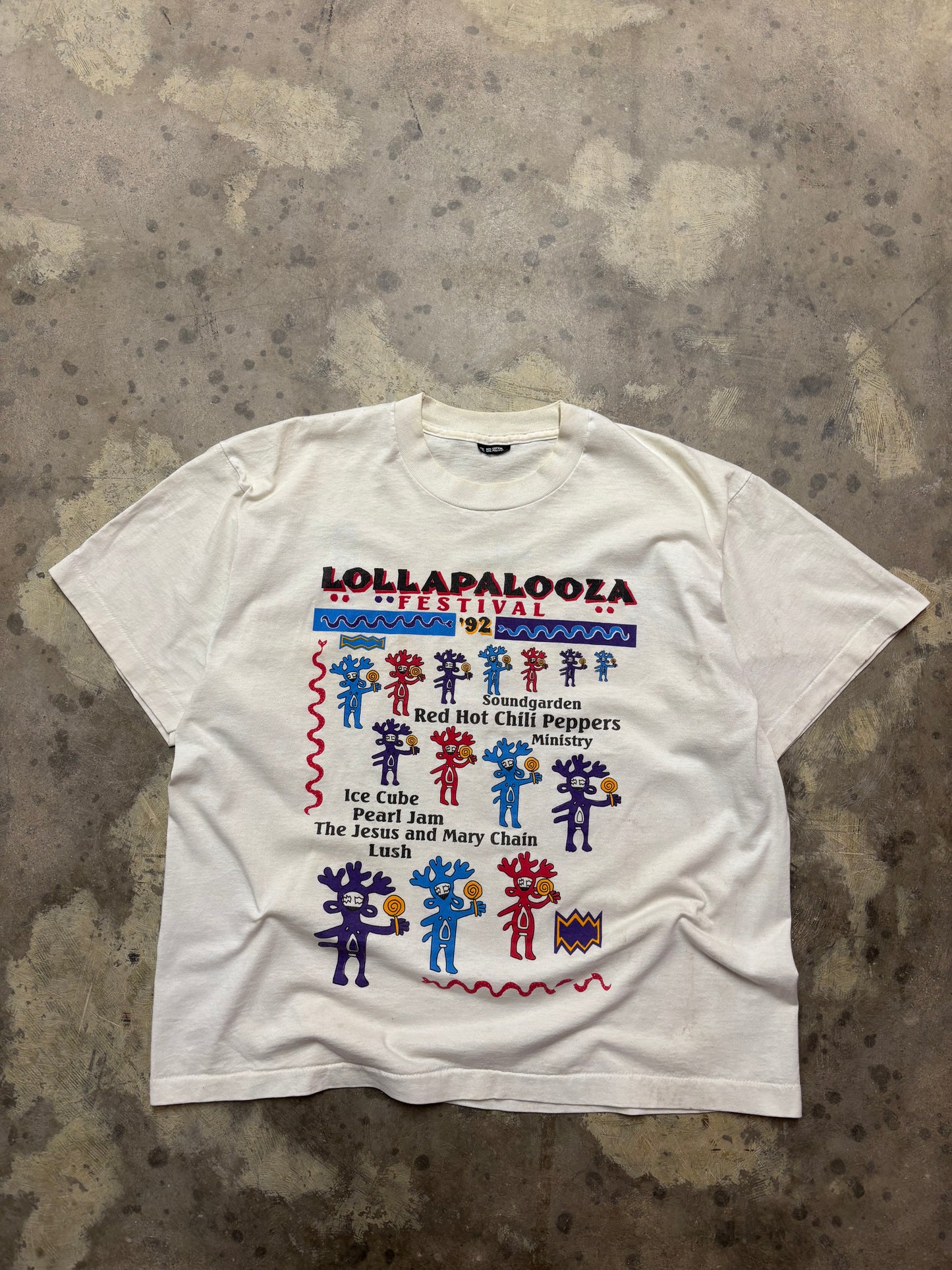 Vintage 1992 LollaPalooza shirt size large