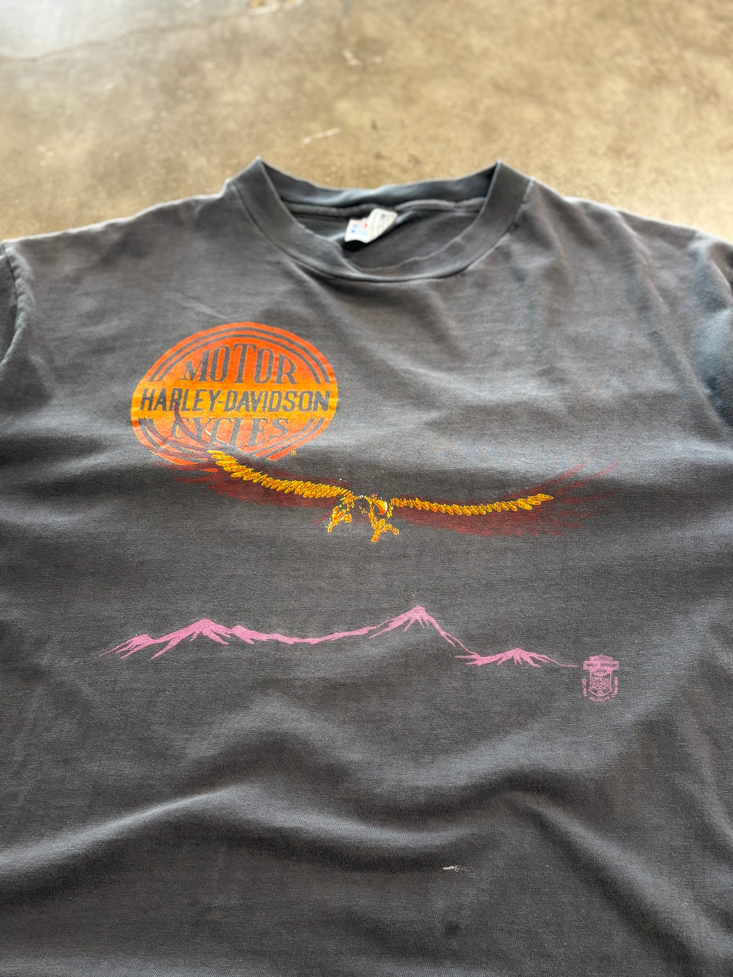 Vintage 80’s Super Faded Harley Davidson shirt size XL