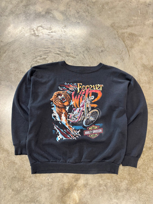 Vintage Harley Davidson Forever Wild sweatshirt size xl
