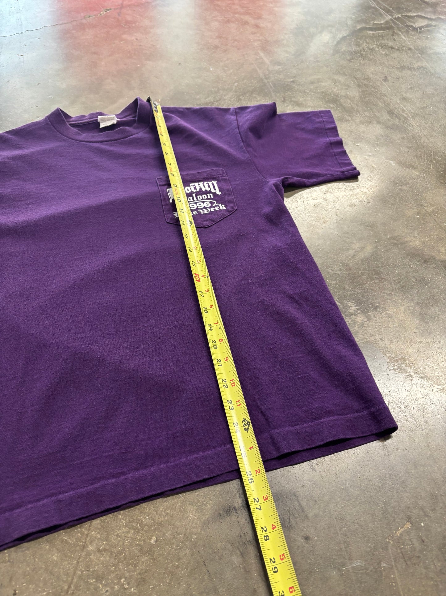 Vintage Bike Week Purple Chrome pocket shirt size large