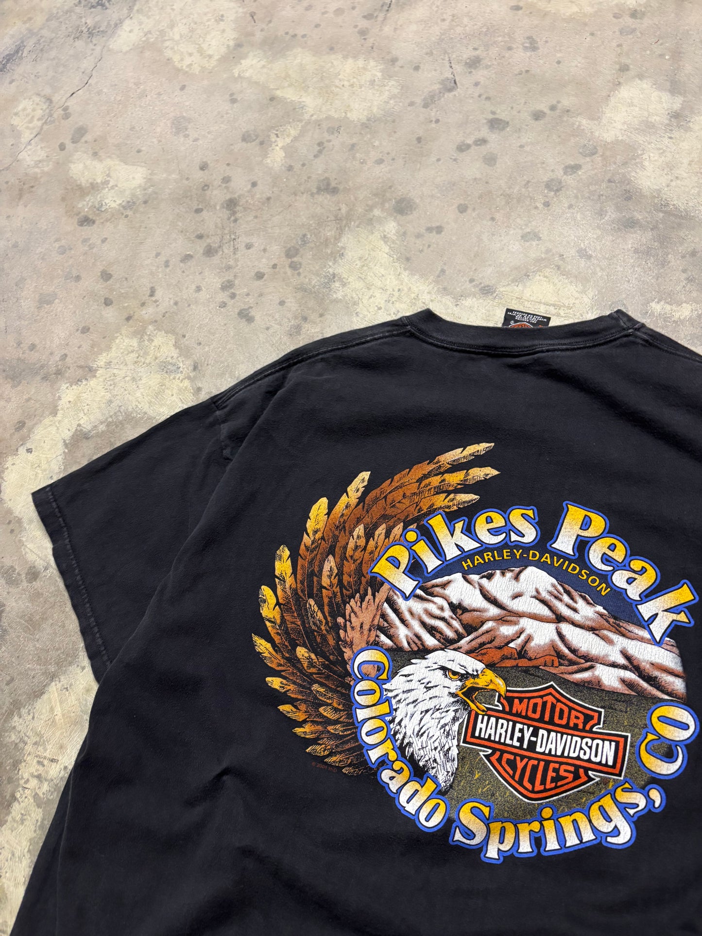 Vintage Harley Davidson lightning explosion shirt size XL