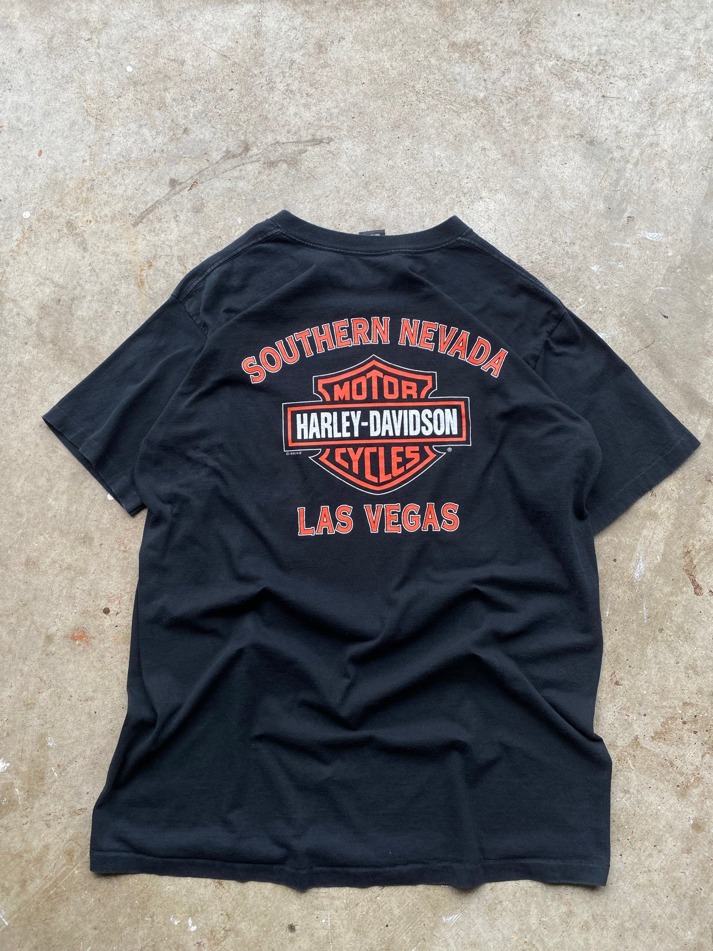 Vintage Harley Davidson No Boundaries shirt FITS 2XL tagged XL