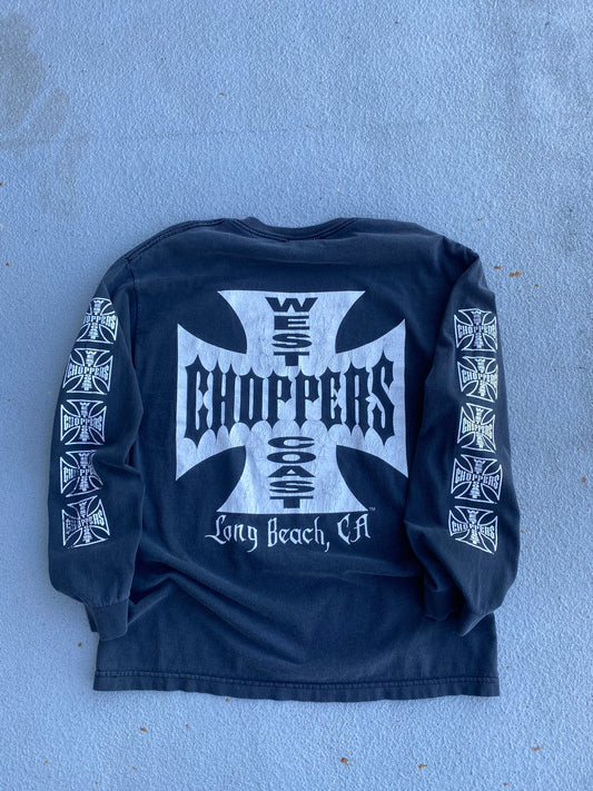 Vintage West Coast Choppers Classic Logo size large long sleeve shirt