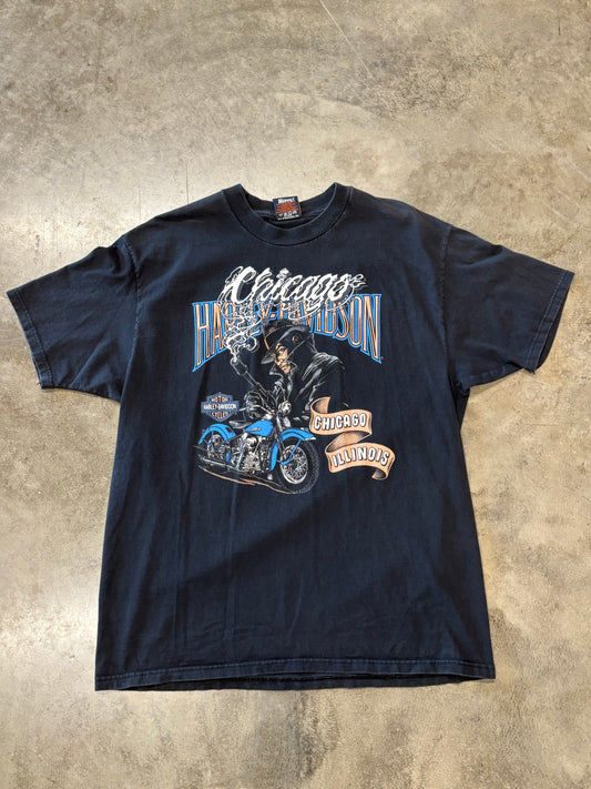 Vintage Harley Davidson Chicago Gangster shirt size XL