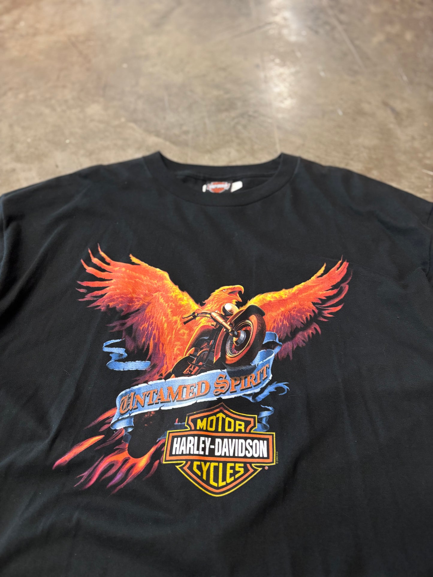 Vintage Harley Davidson Untamed spirit shirt size xxl