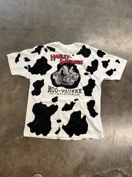 Vintage Deadstock New with Tags Harley Moowaukee shirt size xl