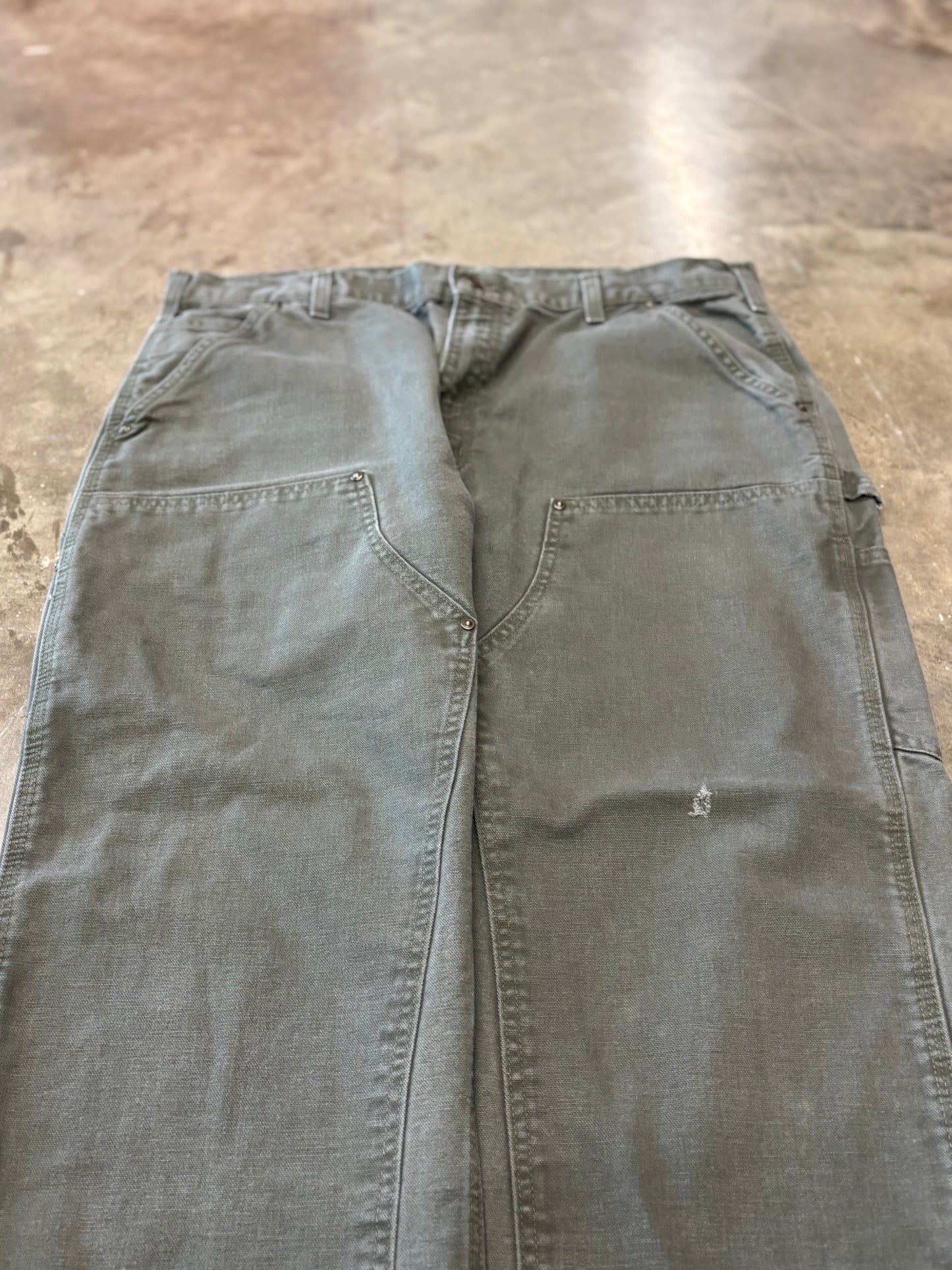 Green Carhartt Double Knees