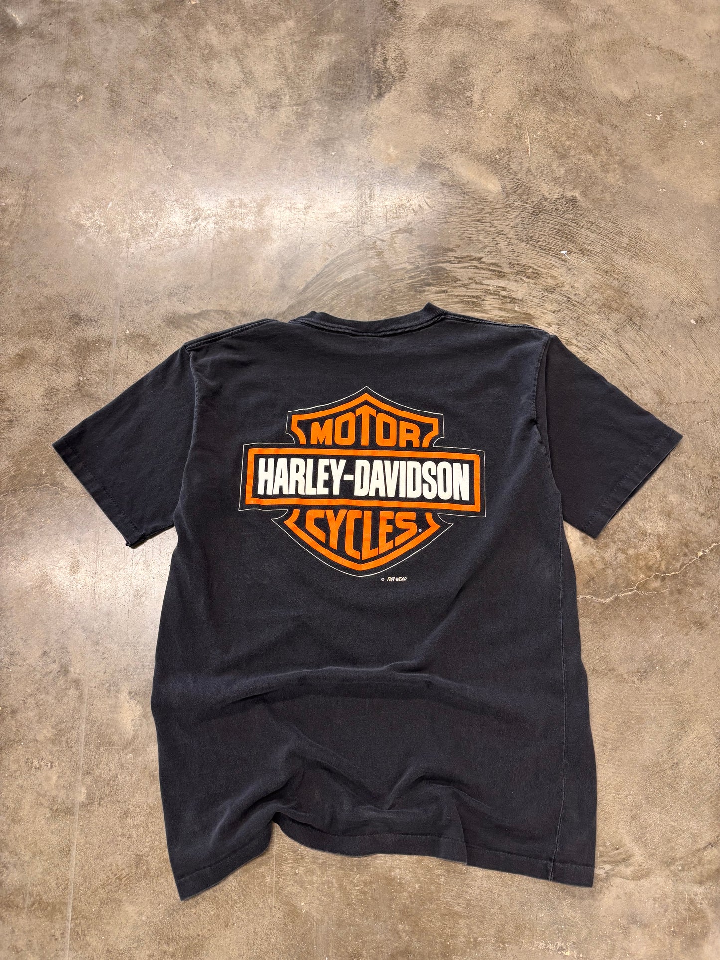 Vintage Harley Davidson Fun Wear Eagle shirt size XL