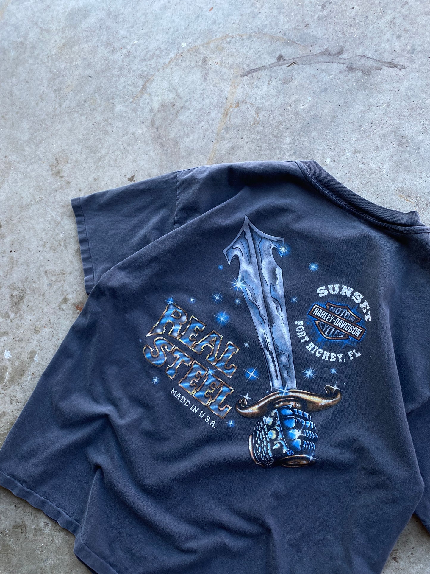 Vintage Harley Davidson Real Steel shirt size XXL