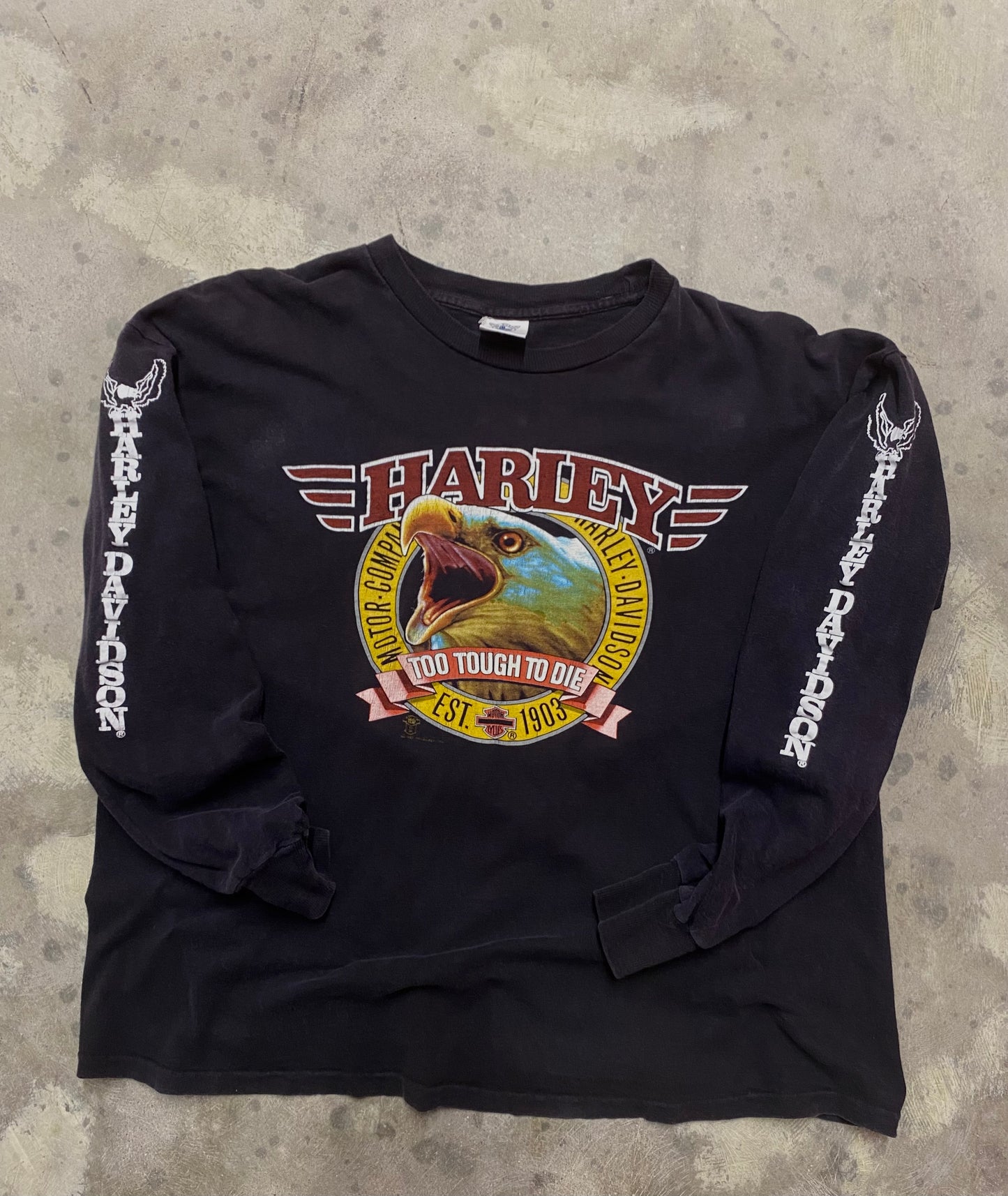 Vintage 80’s Harley Davidson Screaming Eagle long sleeve size Extra large