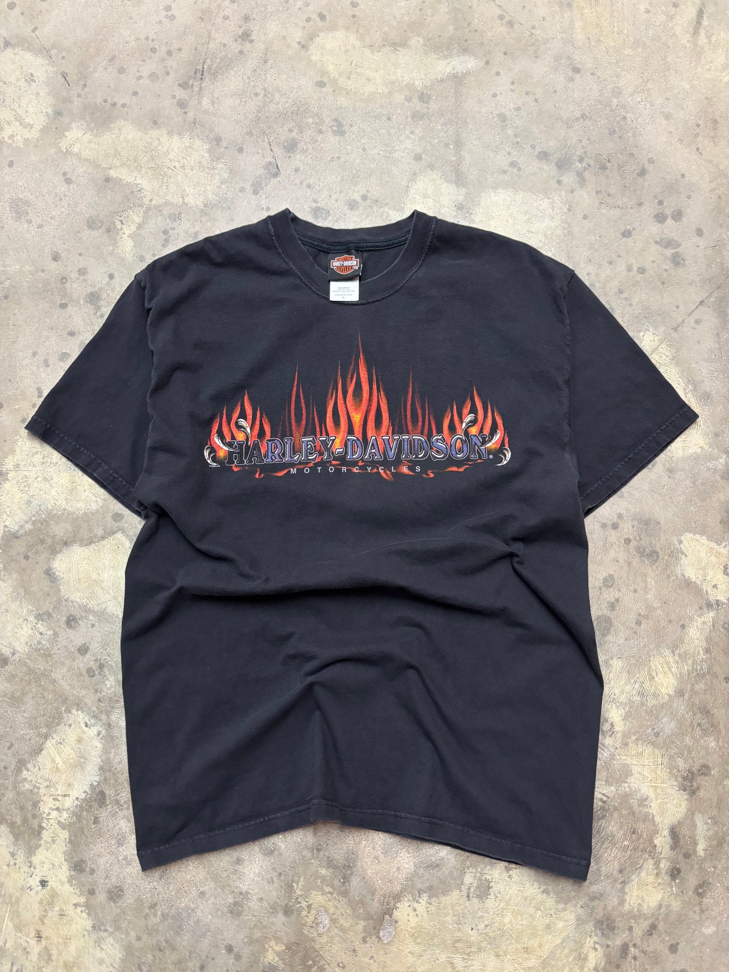 Vintage Harley Davidson Eagle claw shirt size large