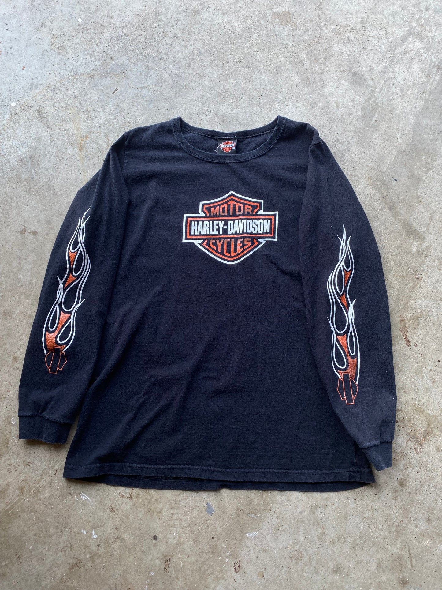 Harley Davidson glitter long sleeve shirt size 2XL