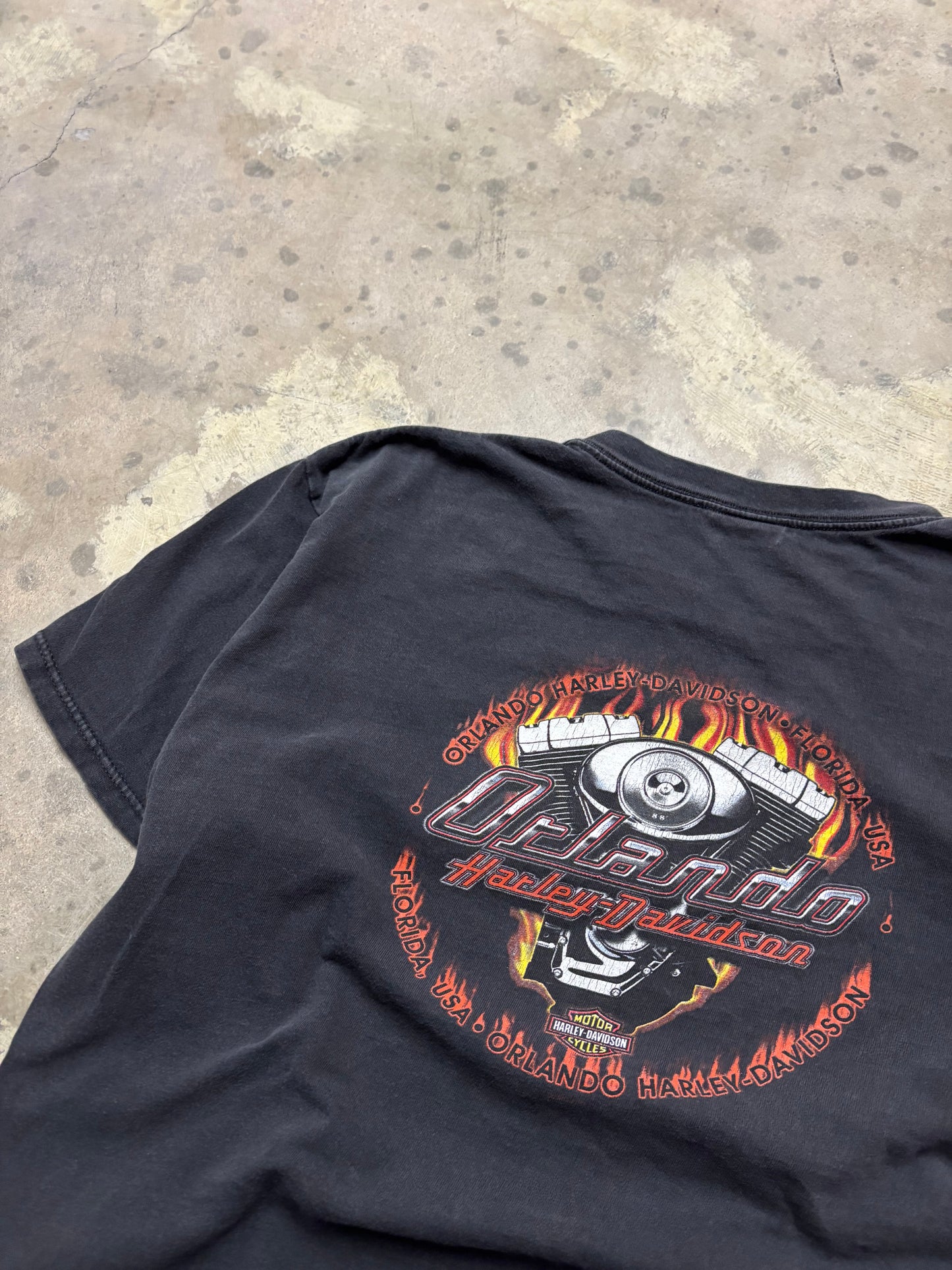 Vintage Harley Davidson Eagle Crest shirt size XL