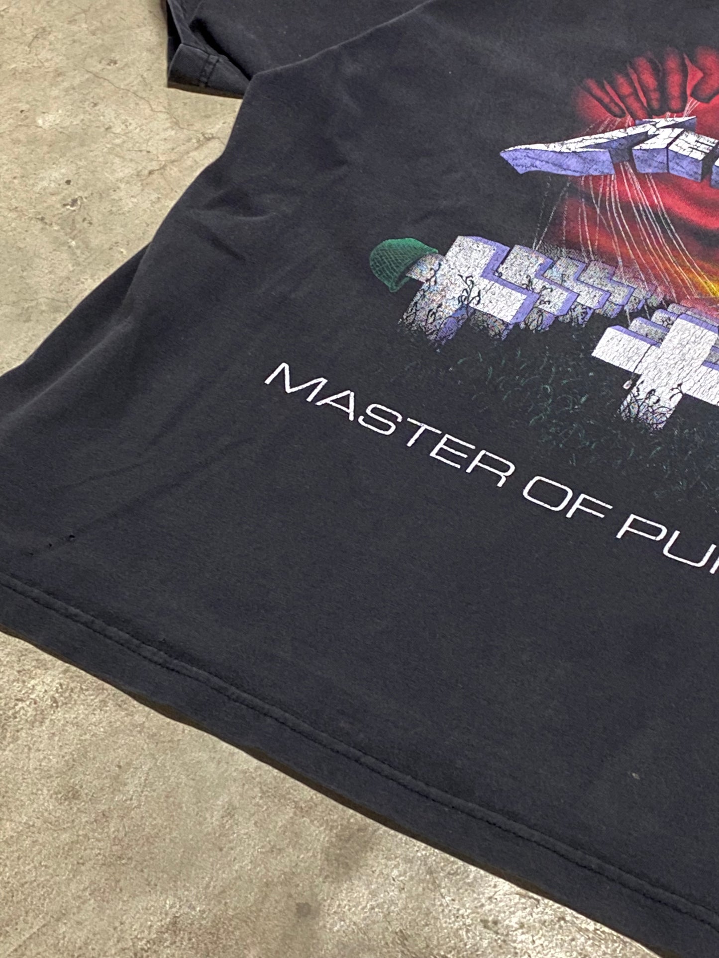 Vintage Metallica Masters of Puppets Band shirt Size XL