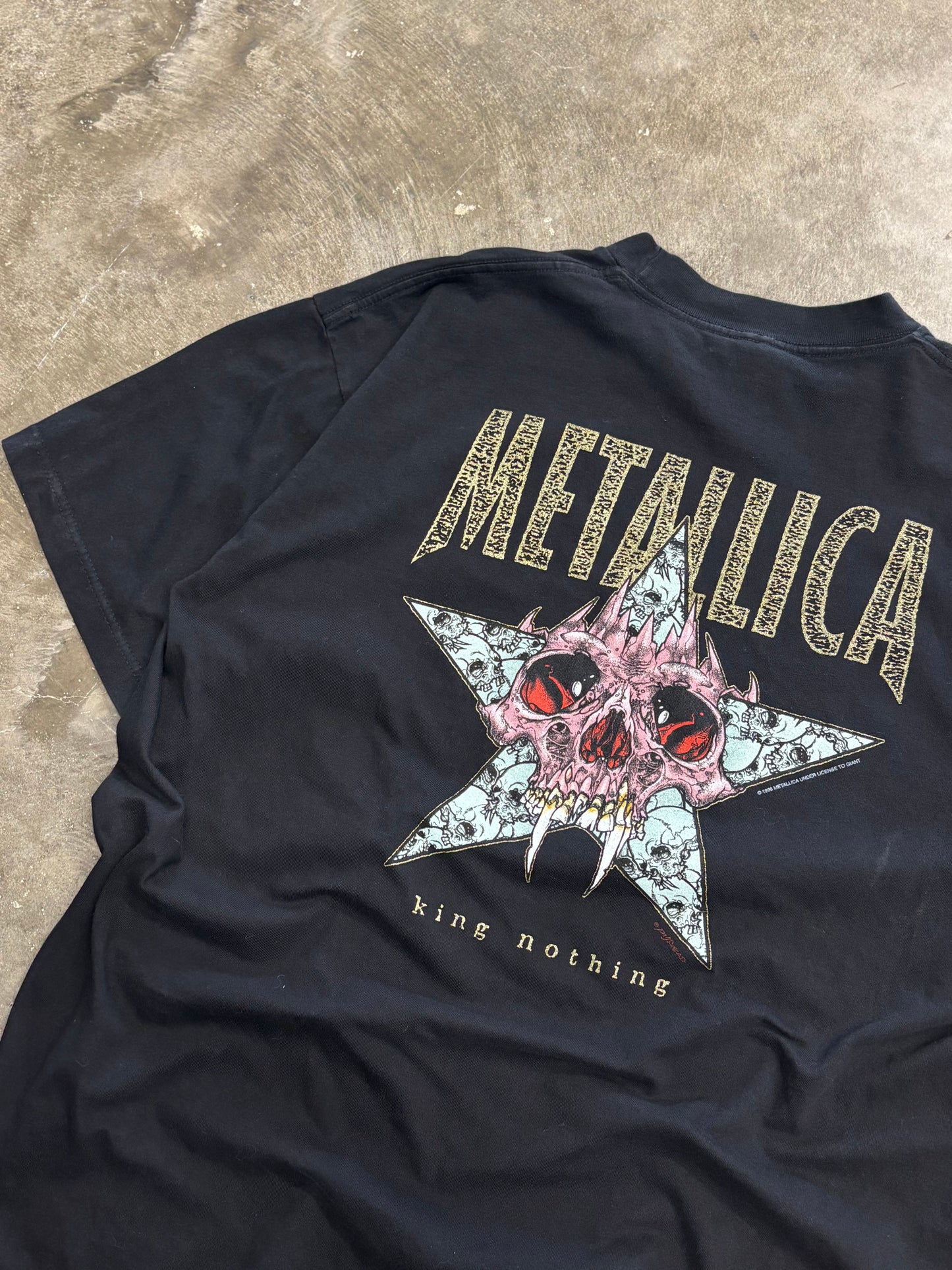 Vintage Metallica Pushead shirt size extra large