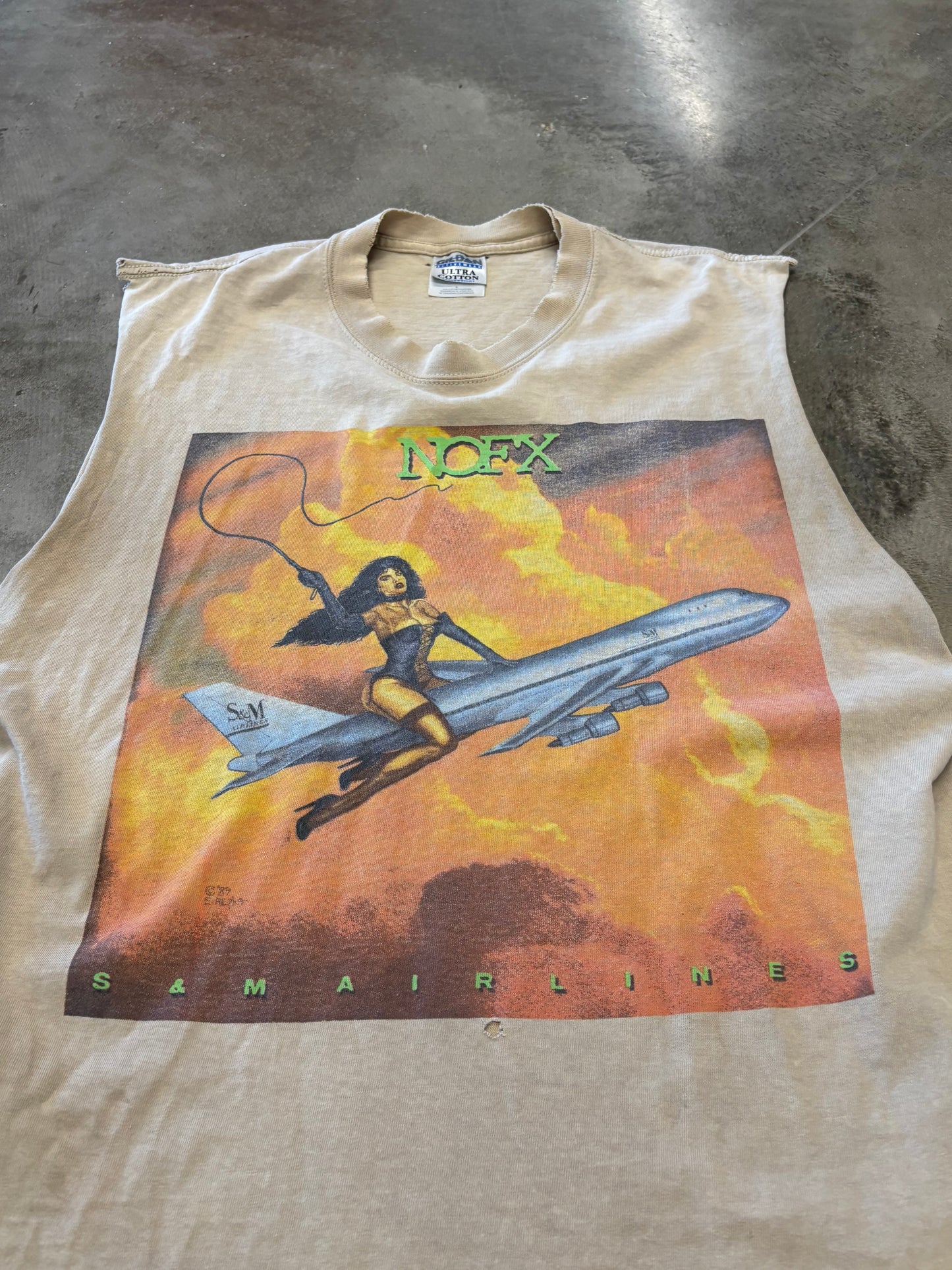 Vintage NOFX chopped chick shirt size large