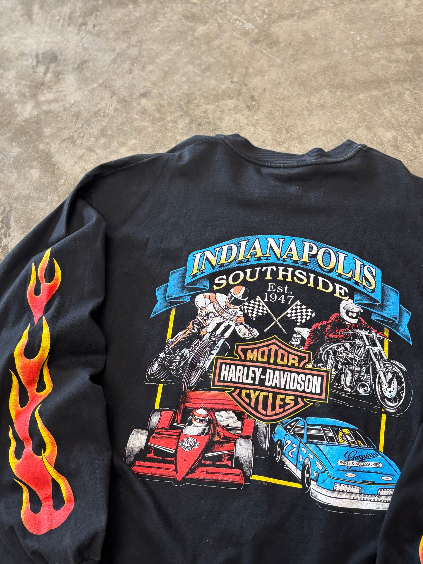 Vintage Harley Davidson Navsclone long sleeve size xl