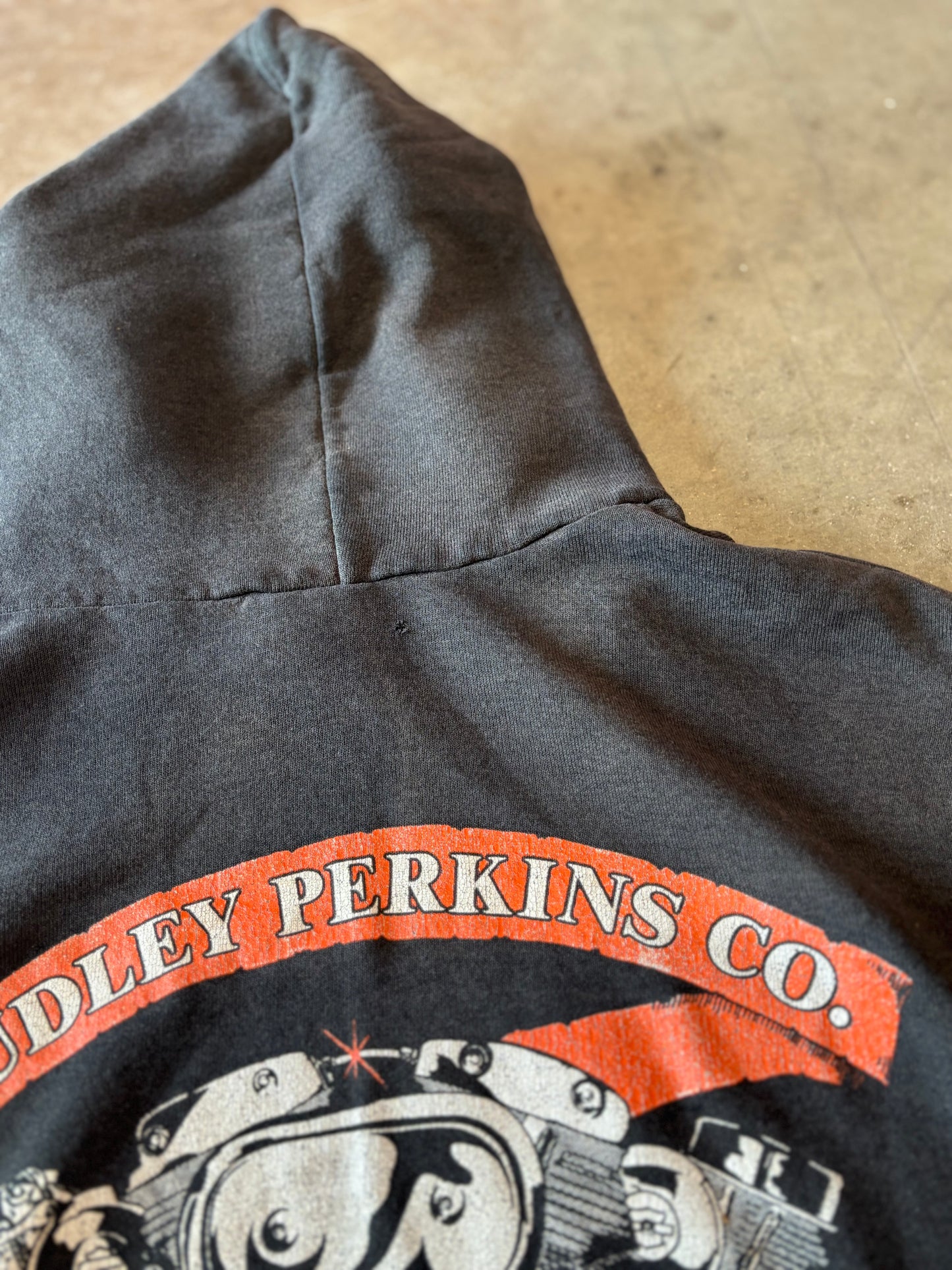 Vintage Harley Davidson Dudley Perkins Hoodie size extra large