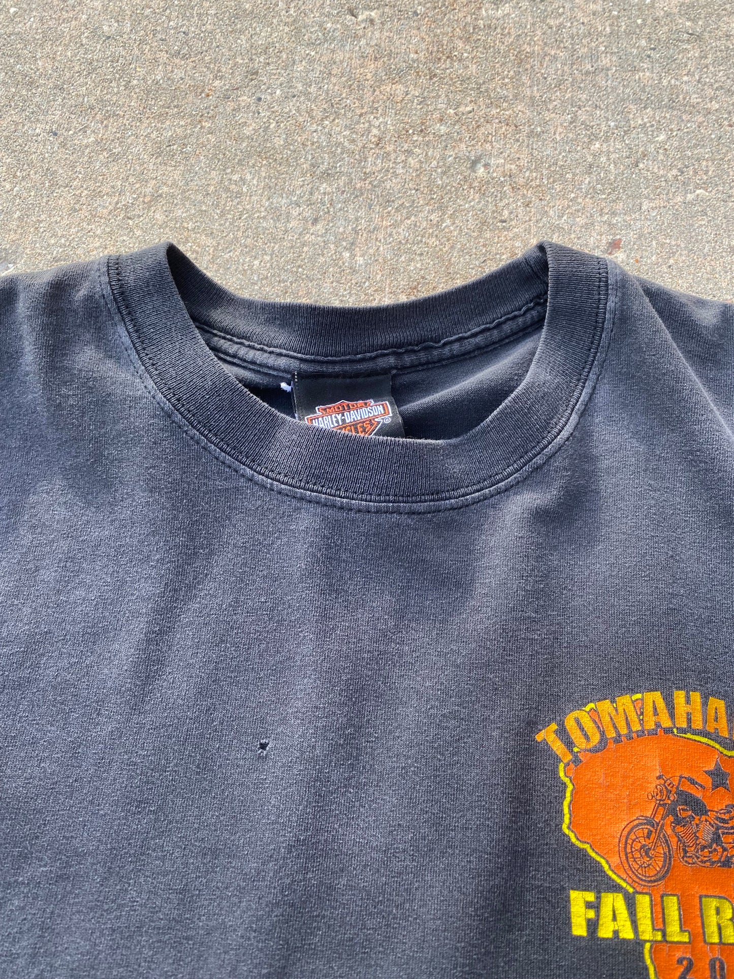 Vintage Harley Davidson Tomahawk run long sleeve size large