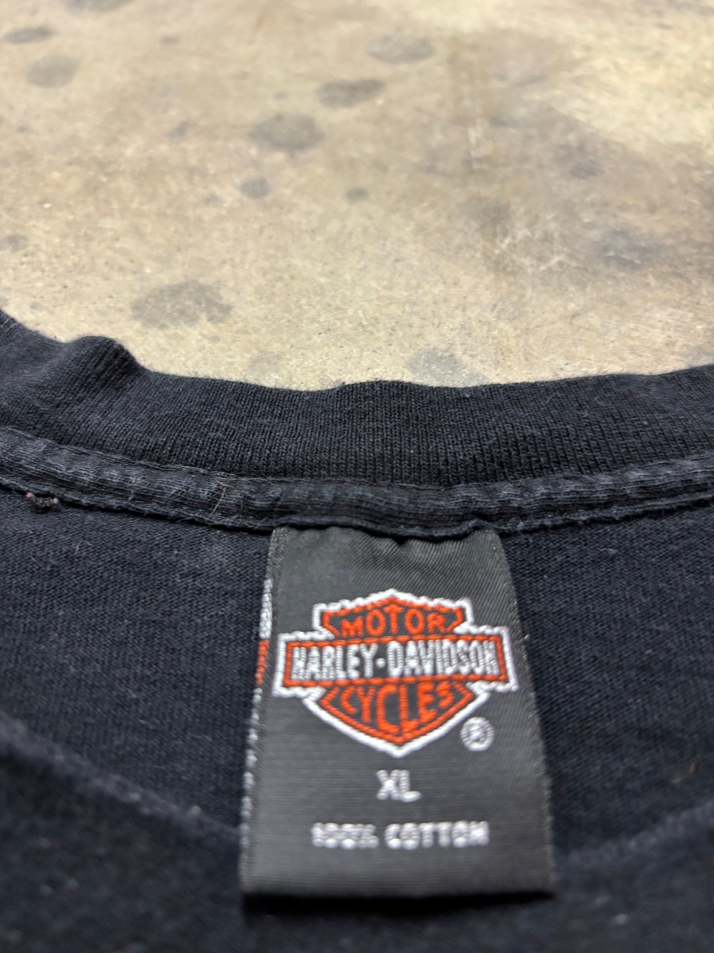 Vintage Harley Davidson Christmas Santa shirt size XL
