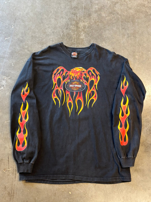 Vintage Harley Davidson Nav’s Clone long sleeve size xxl