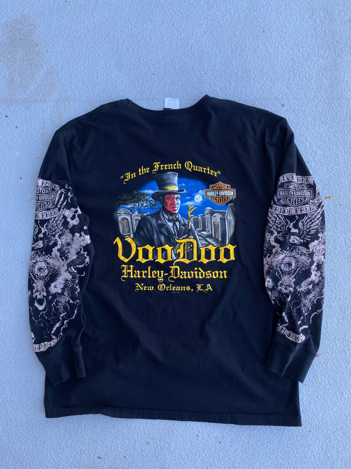 Harley Davidson Tattoo Long Sleeve size XL