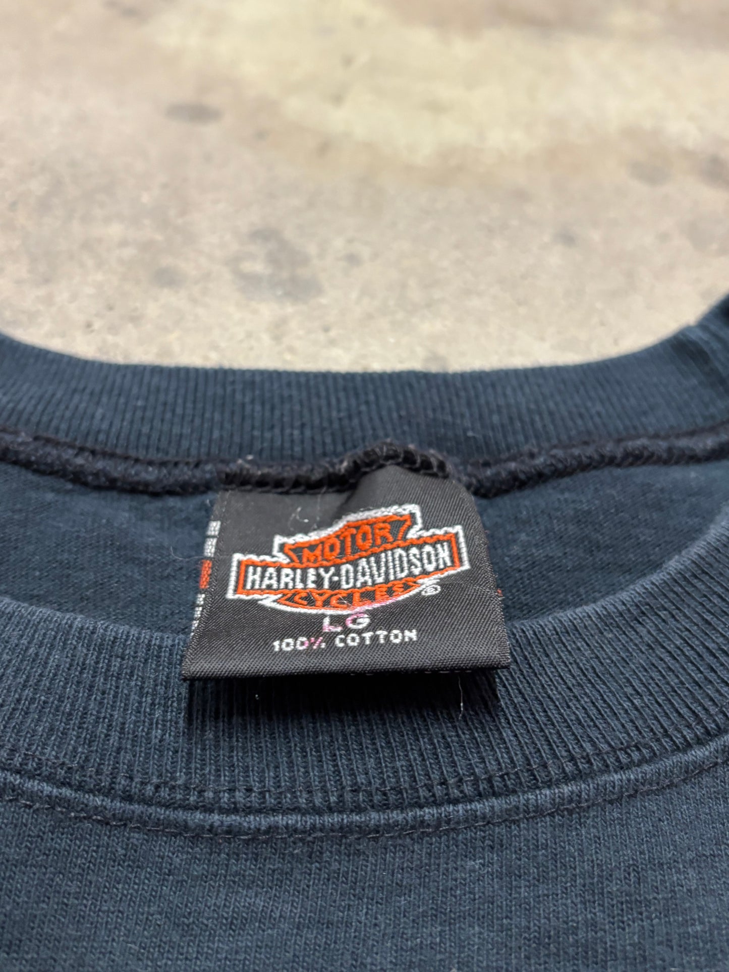 Vintage Harley Davidson Feel the heat long sleeve size large