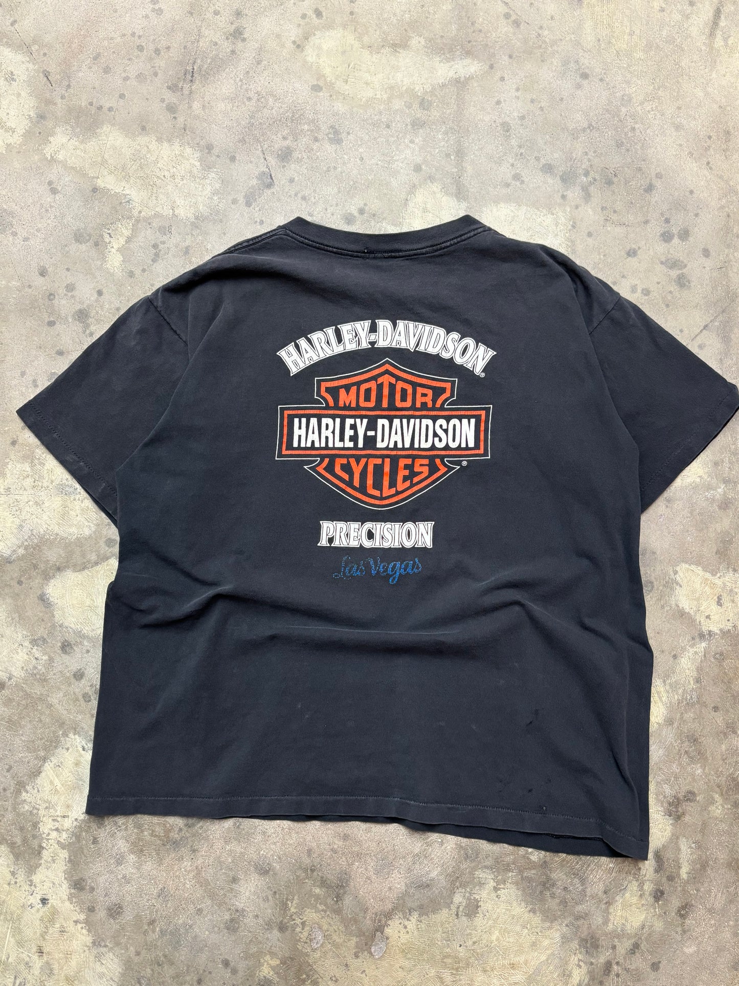 Vintage Harley Davidson against the wind shirt size XL
