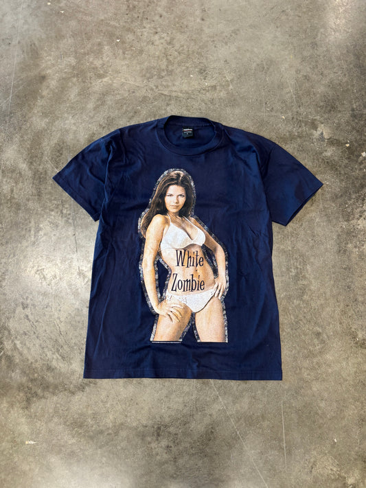 Vintage white Zombie shirt size large