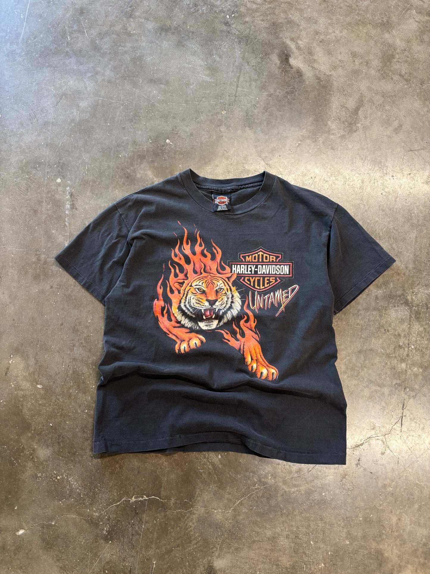 Vintage Harley Davidson untamed long sleeve size large