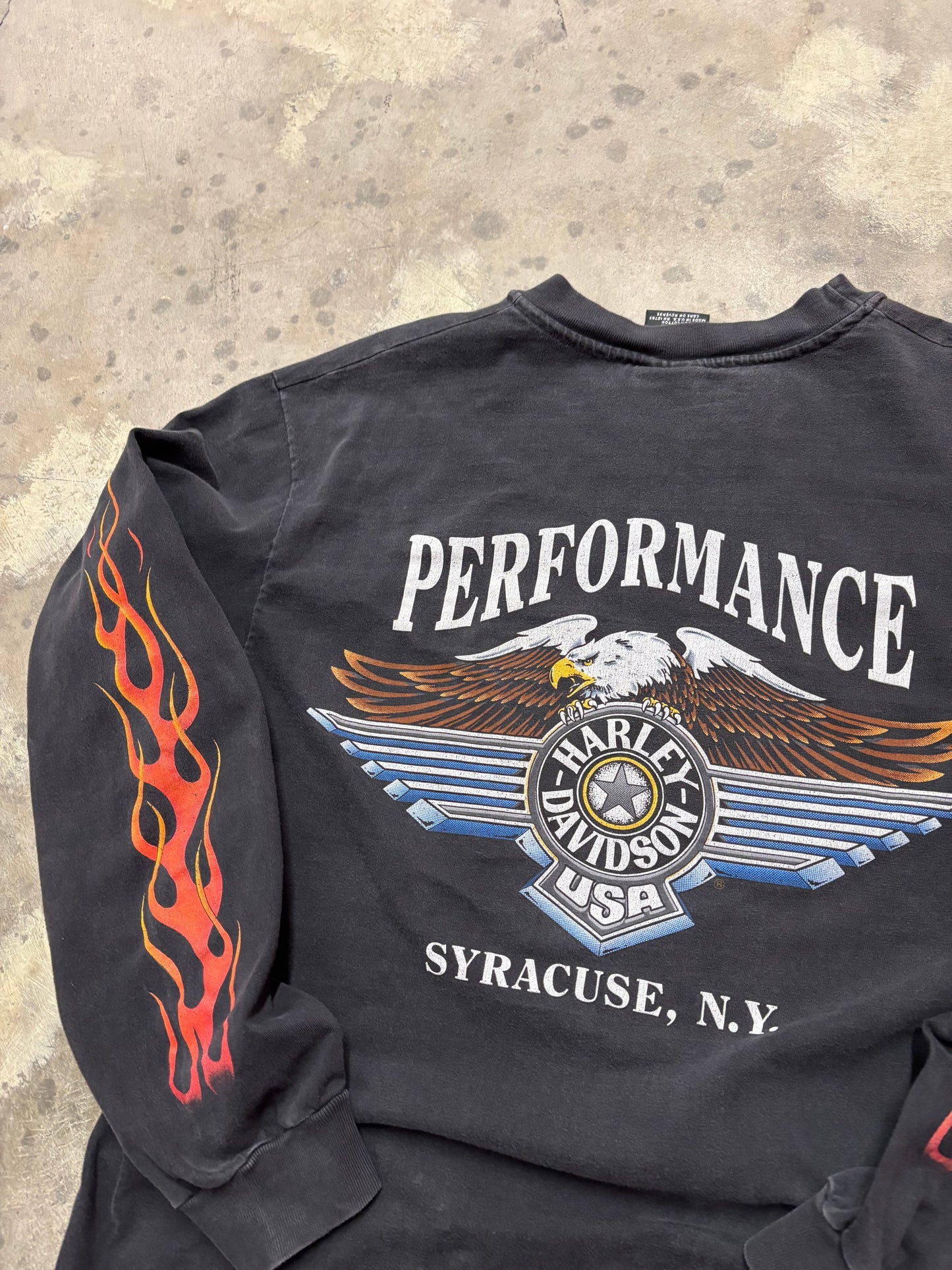 Vintage Screaming Eagle Harley Long sleeve size large