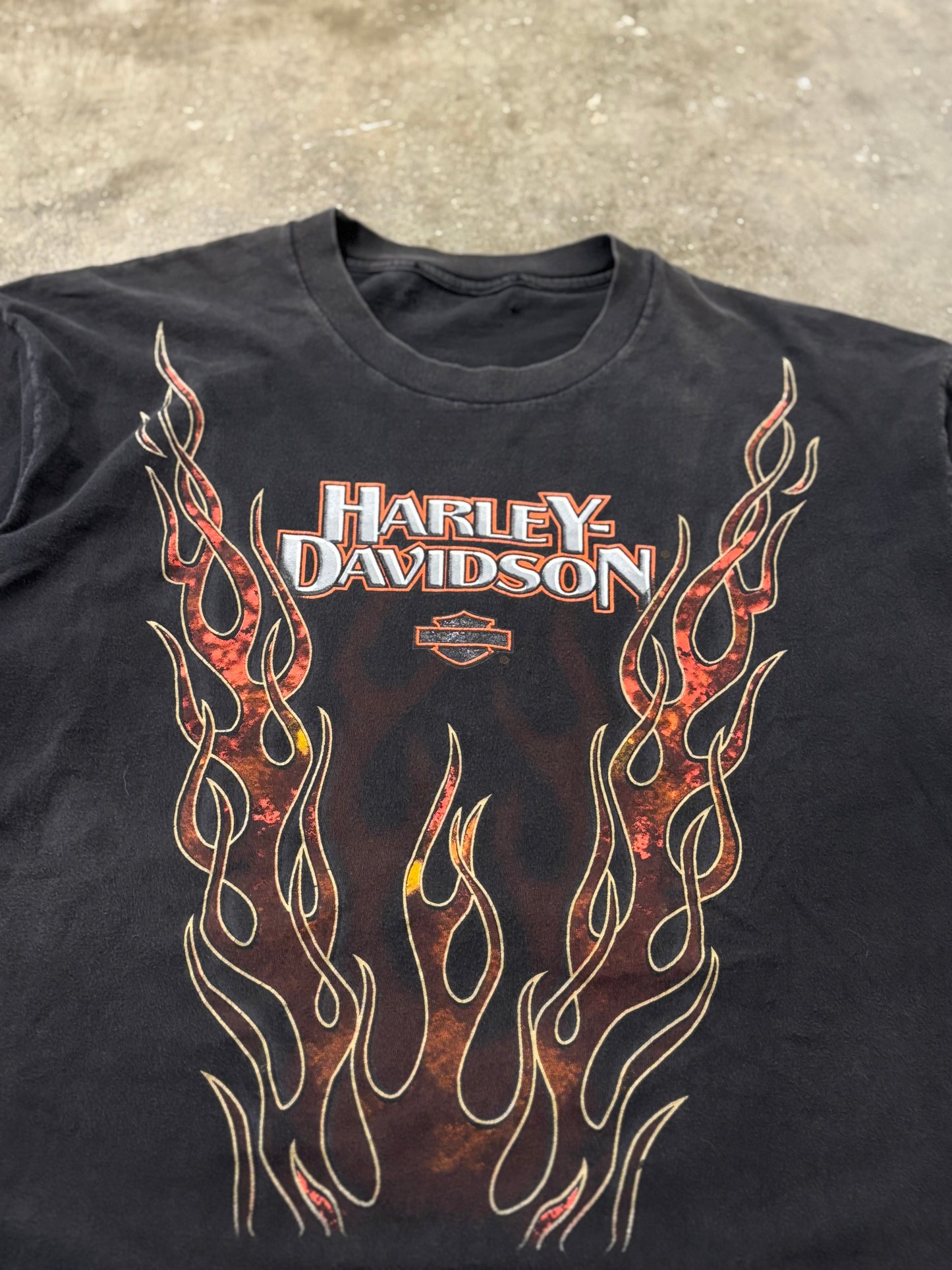 Vintage Harley Davidson rising flame shirt size xl