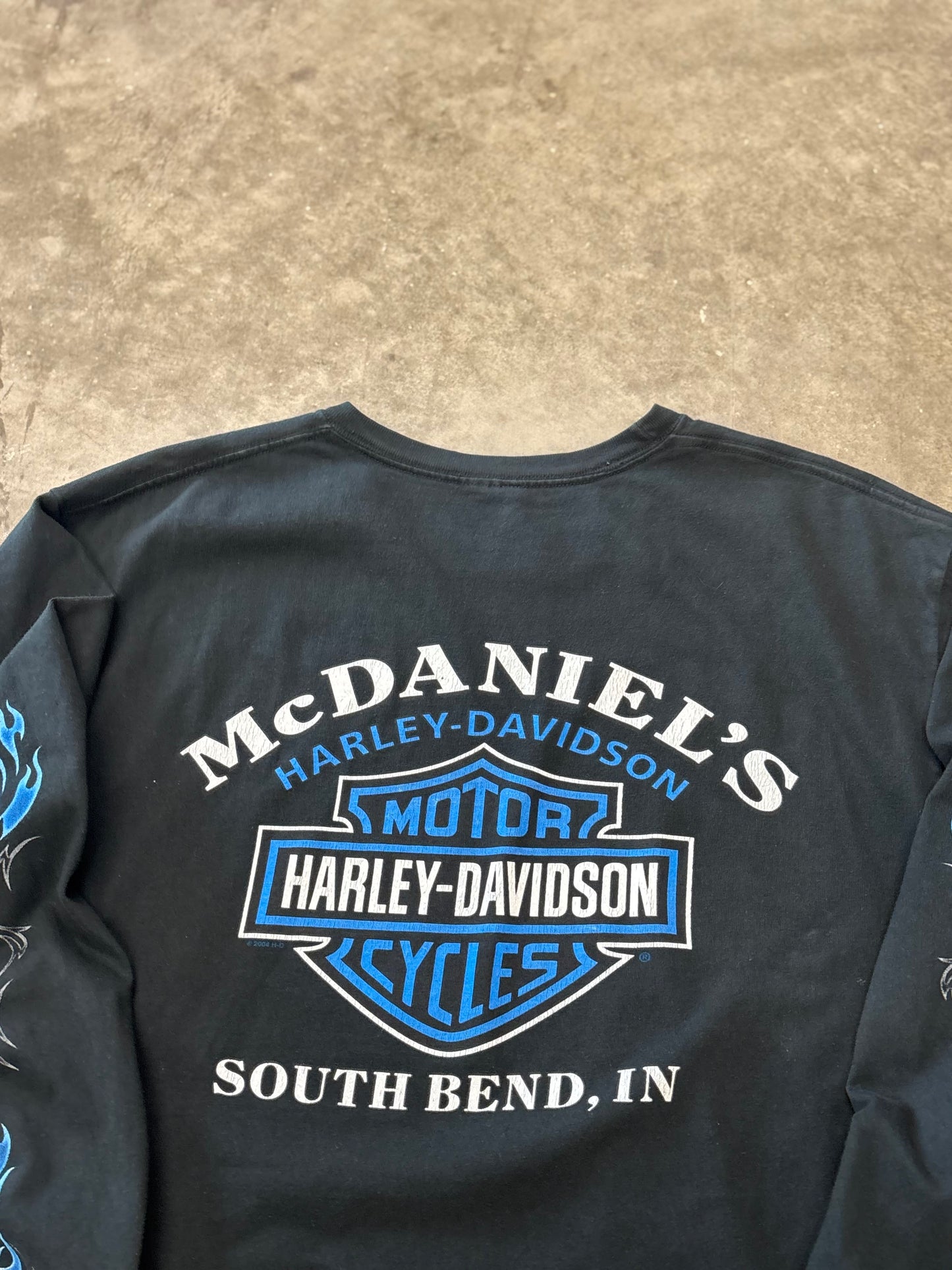 Vintage Harley Davidson Skull long sleeve shirt size xl