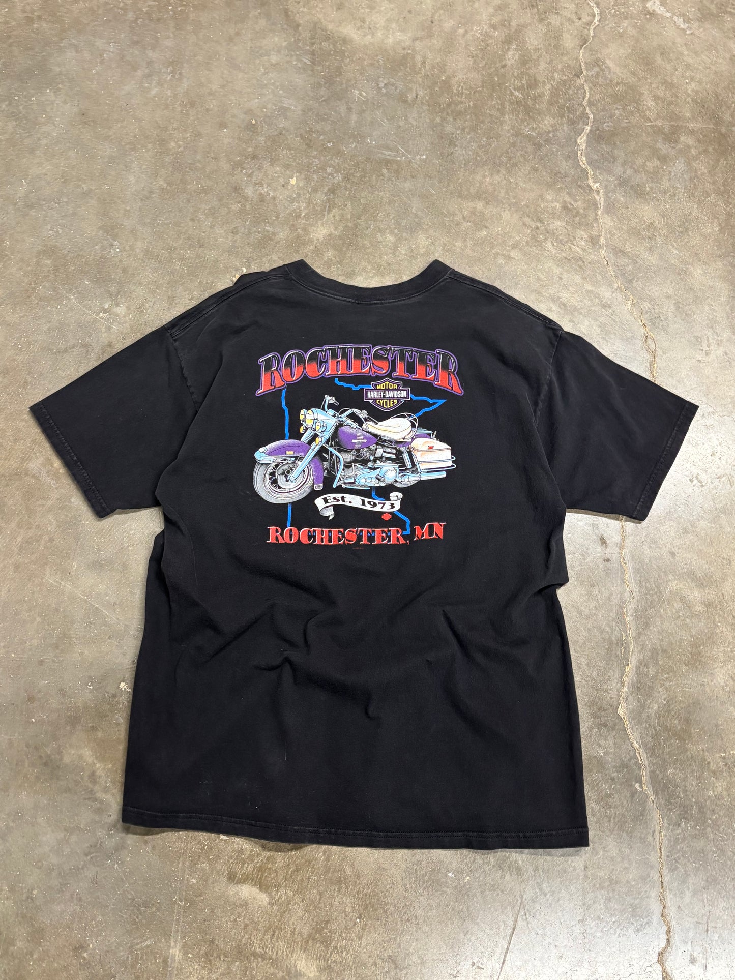 Vintage Harley Purple Eagle shirt size xl