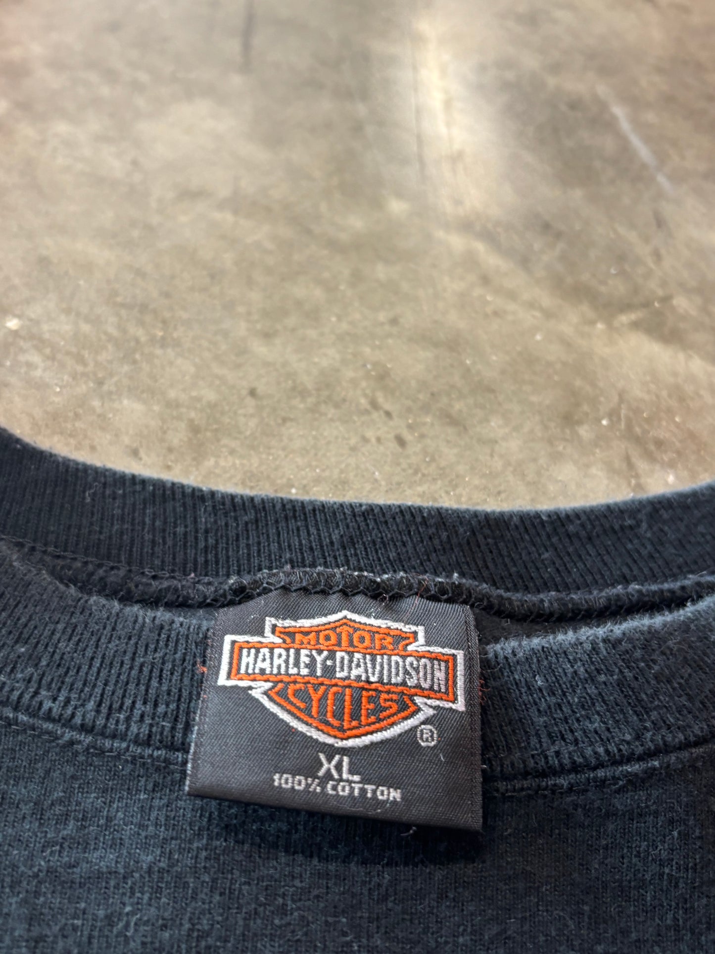 Vintage Harley Davidson feel the heat long sleeve size extra large