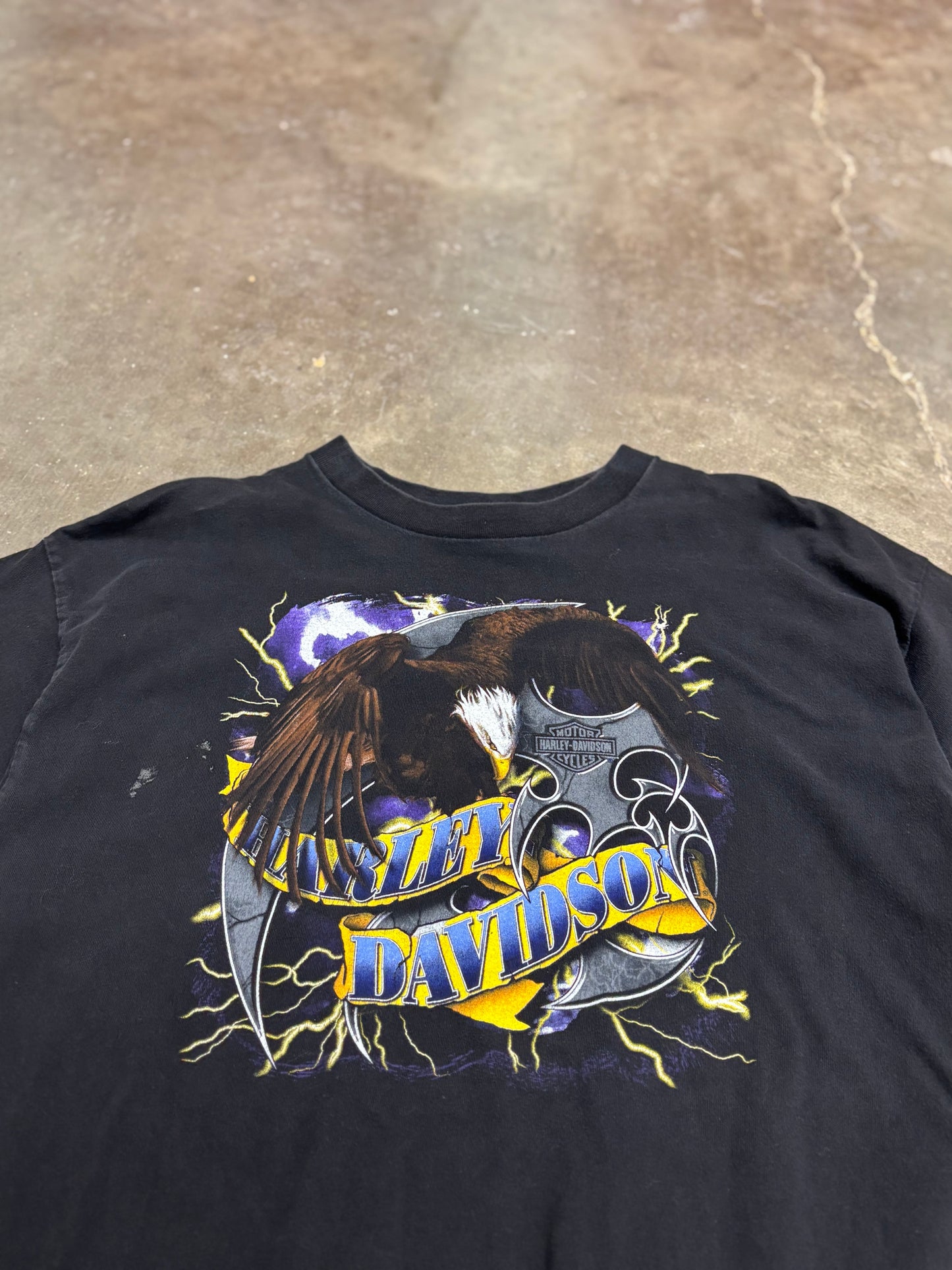 Vintage Harley Purple Eagle shirt size xl