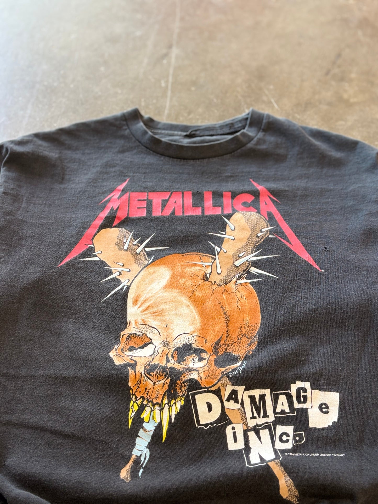 Vintage Metallica 1994 Damage Inc shirt size xl