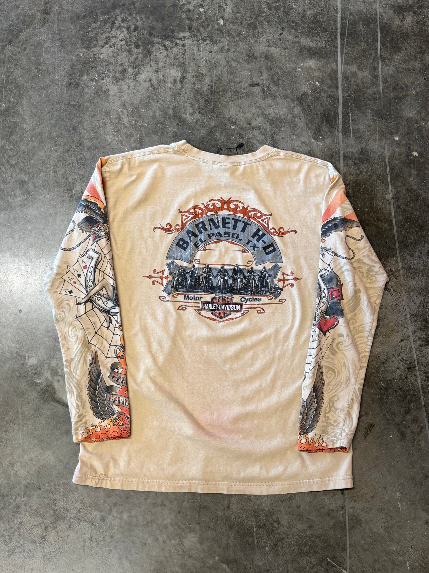 Harley Davidson Tattoo long sleeve size large