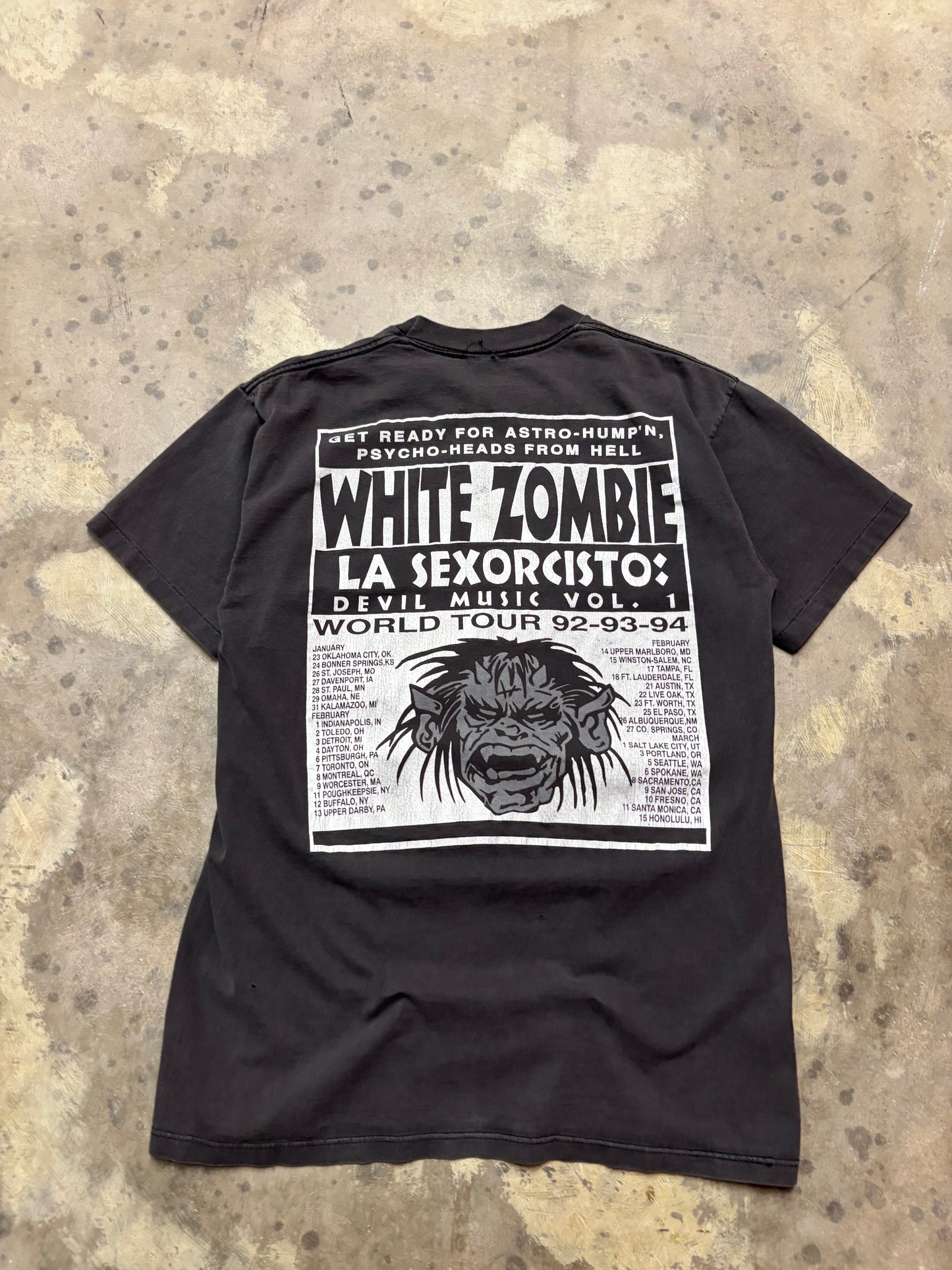 Vintage White Zombie shirt size large