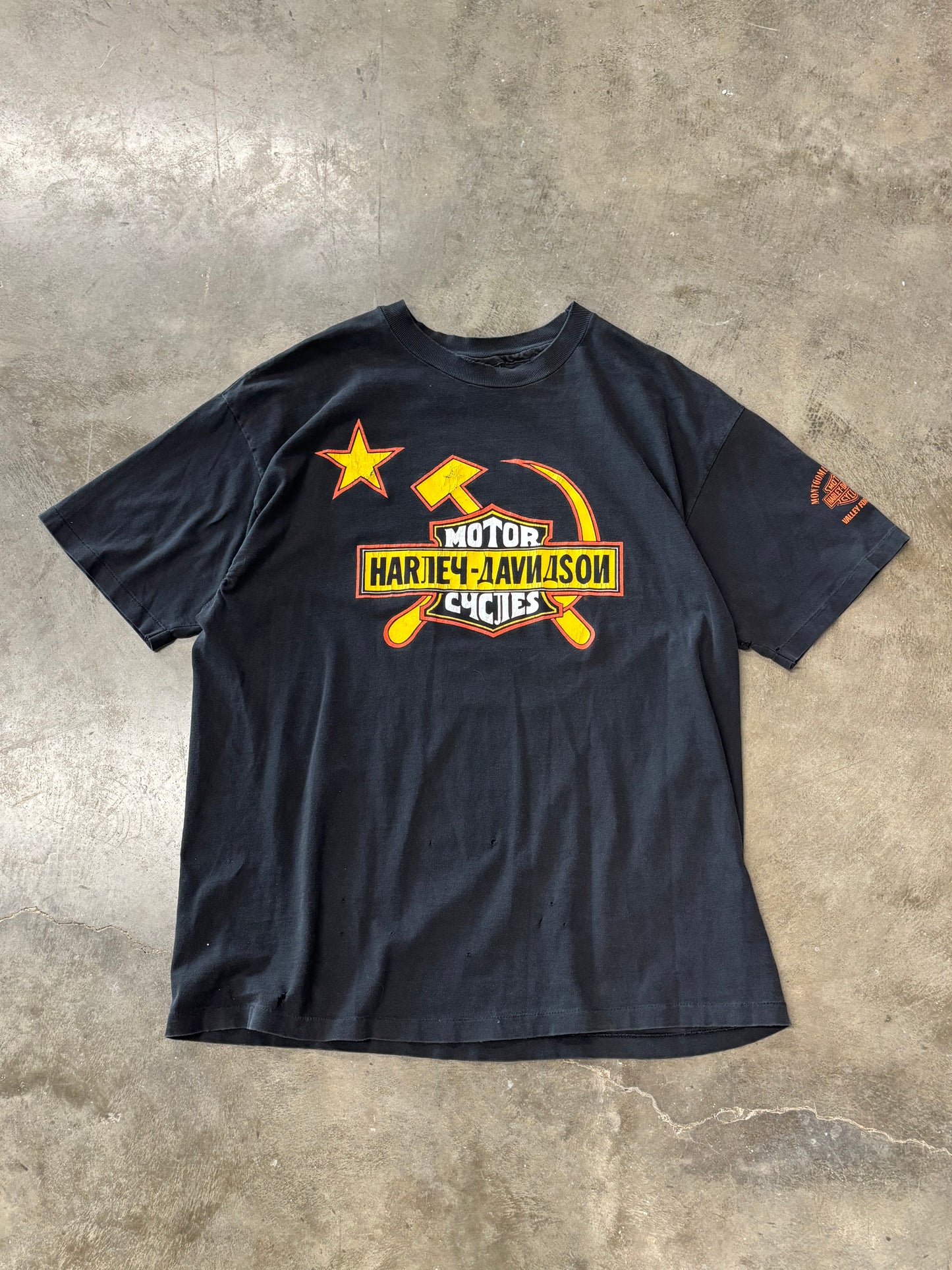 Vintage Harley Russia shirt size extra large