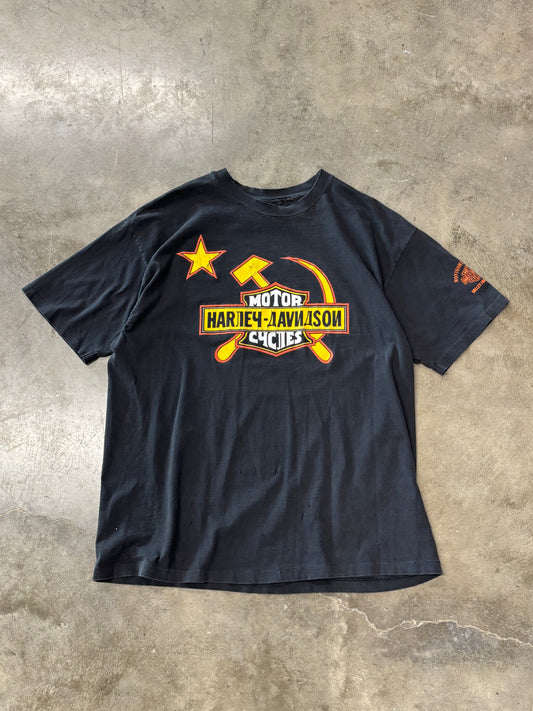 Vintage Harley Russia shirt size extra large