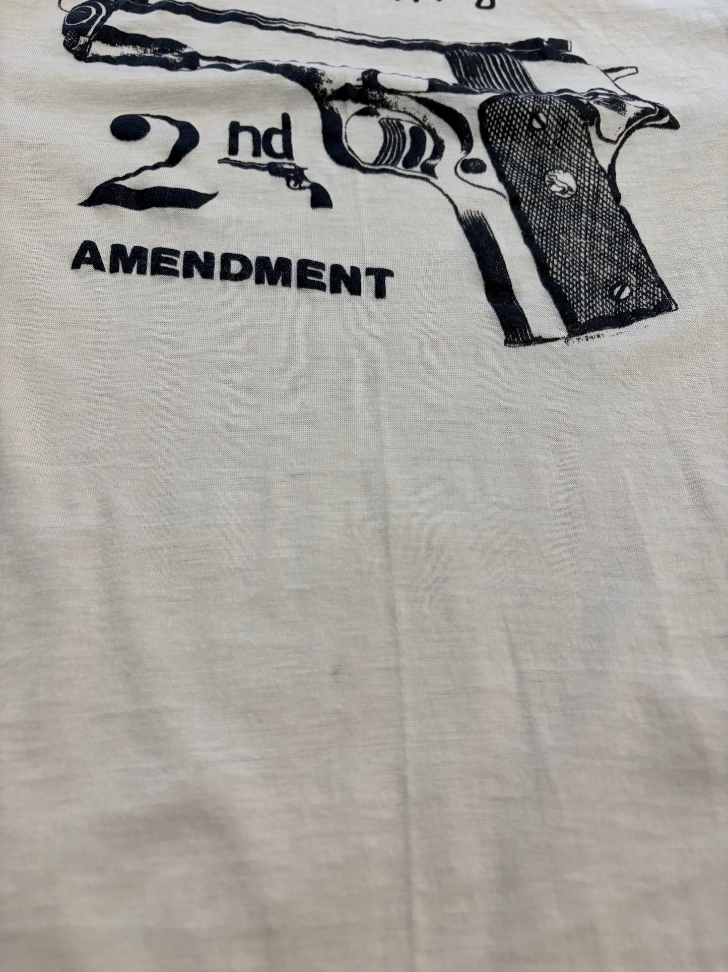 Vintage 80’s 2nd Amendment shirt size extra large