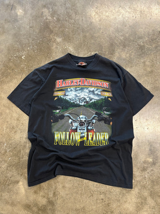Vintage Harley Davidson follow the leader shirt size xl