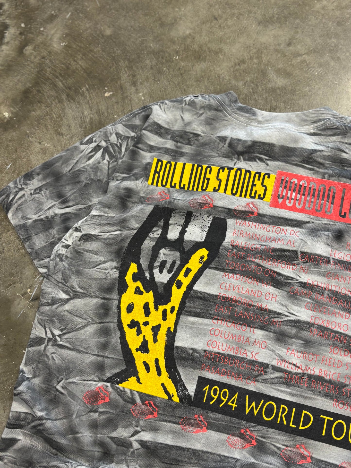 Vintage Rolling Stones voodoo lounge shirt size extra large
