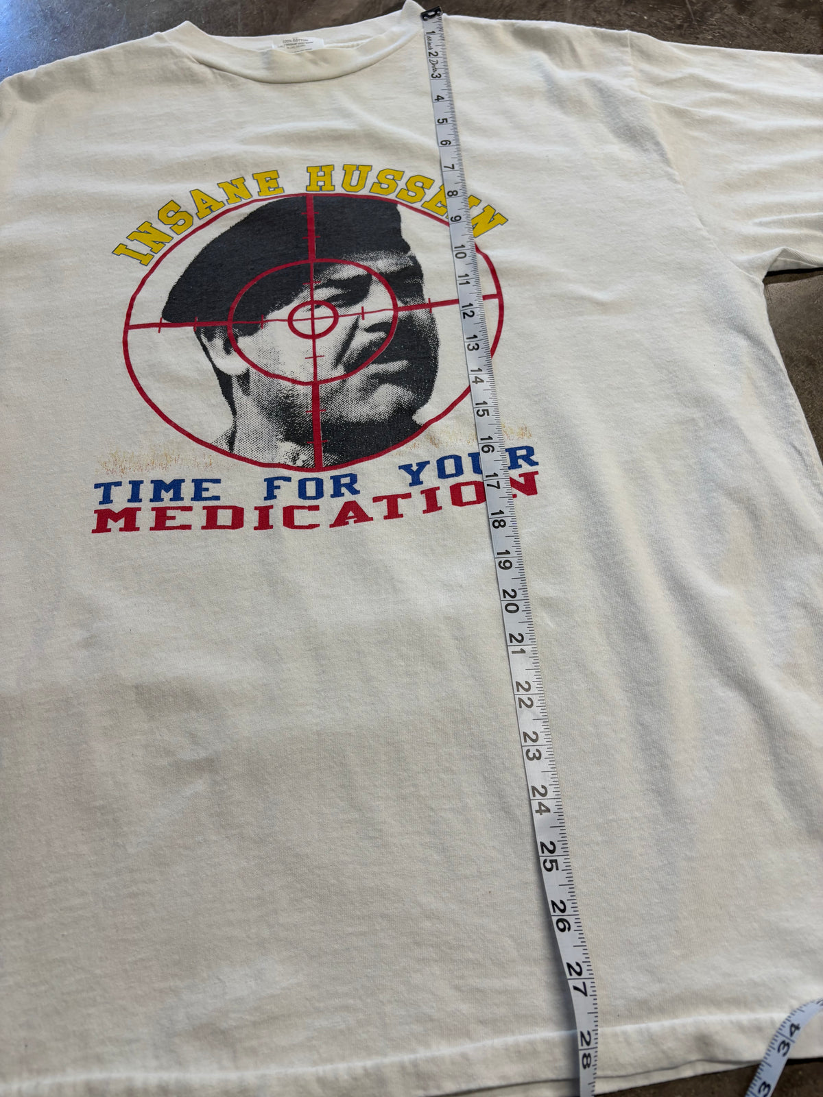 Vintage Saddam Hussein shirt size extra large